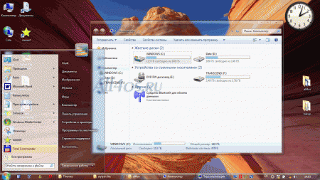 Stylysh lite – легкая, почти прозрачная тема для Windows 7
