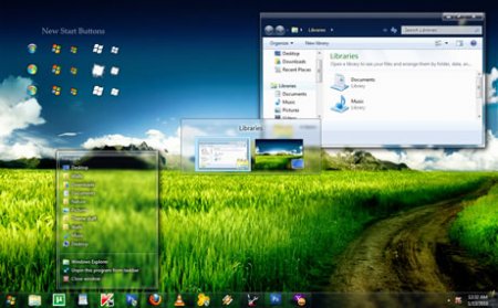 Lucid – гармоничная тема оформления для Windows 7