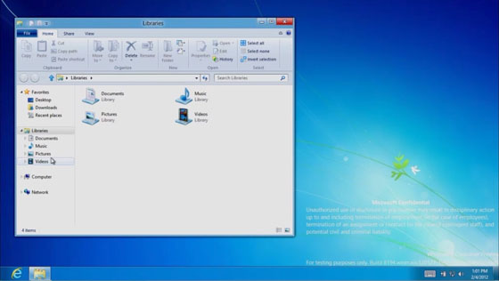 Небольшой обзор Windows 8 в скриншотах
