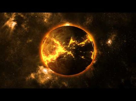 Видео обои - Огненная планета