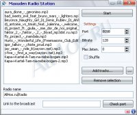 Maxuden Radio Station – создание собственного интернет-радио