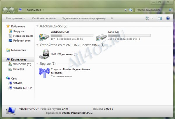 Как изменить иконки дисков в Windows 7 без программ