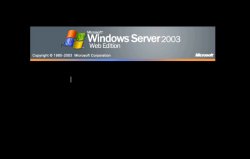 Черный экран входа в Windows Server 2003