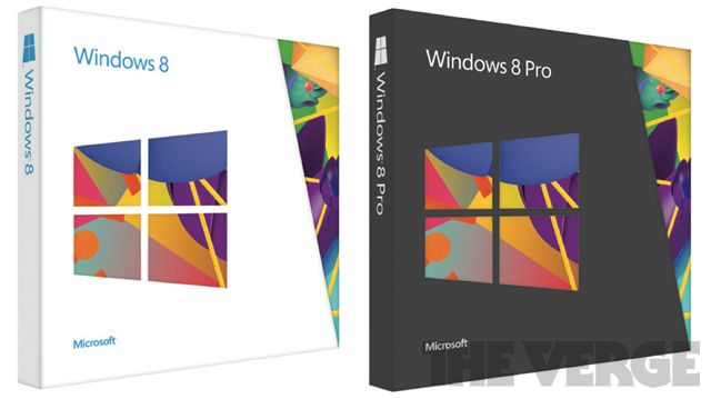 Коробка Windows 8 - первые фото