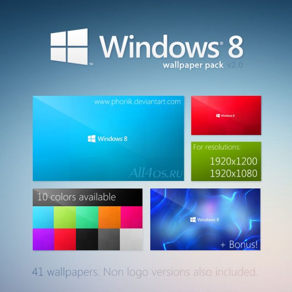 Windows 8 Metro Wallpaper Pack