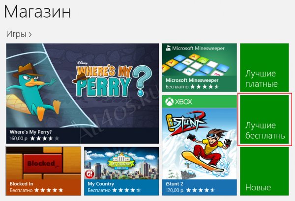 Игры для Windows 8 - обзор приложений