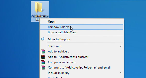 Rainbow Folders - программа для изменения цвета папок