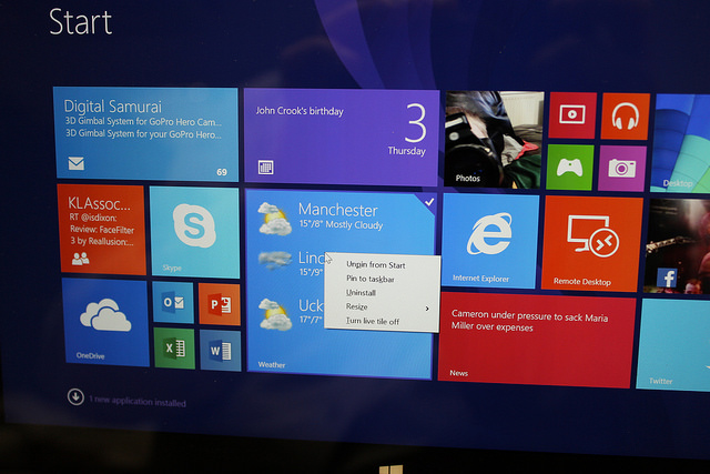 Живым плиткам в Windows 8 добавят больше интерактивности