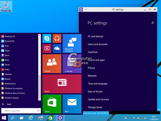 Первые официальные скриншоты Windows 9 (20 фото + видео)