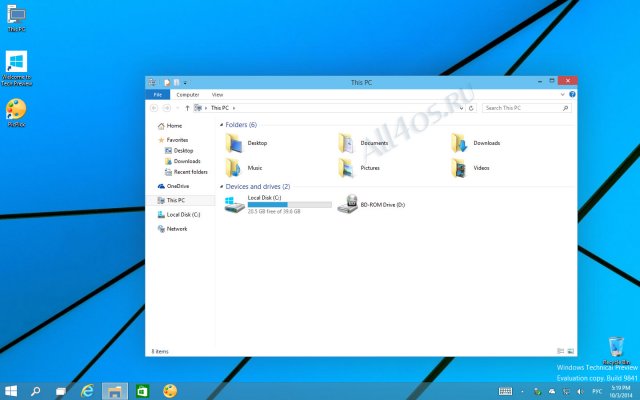 Первый обзор новой операционной системы Windows 10 Technical Review