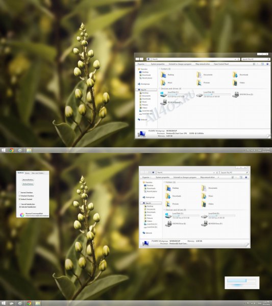 Frost - прозрачная тема для Windows 8 в серых тонах