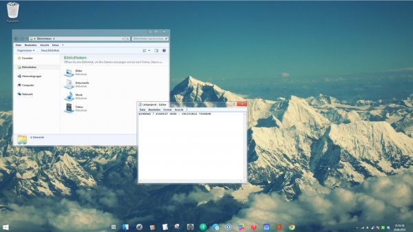 Evеrеst Aero - высокогорная тема для Windows 7