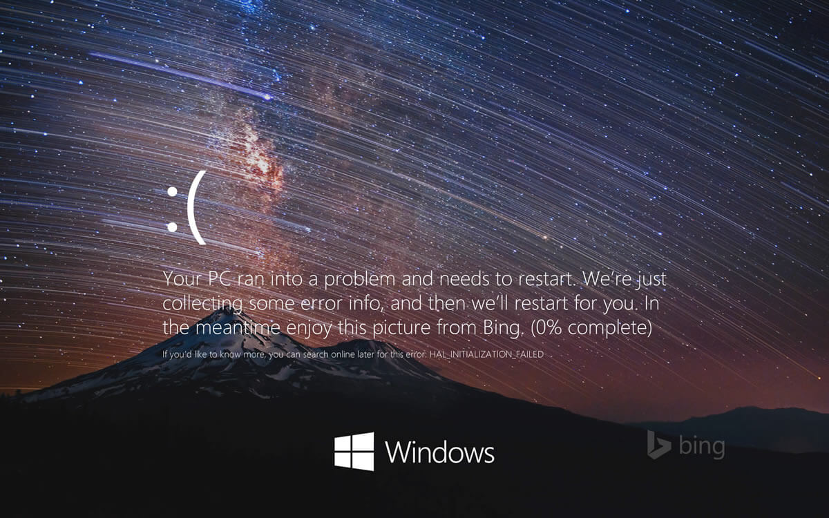 Очередное обновление Windows активирует "бесконечный синий экран смерти"