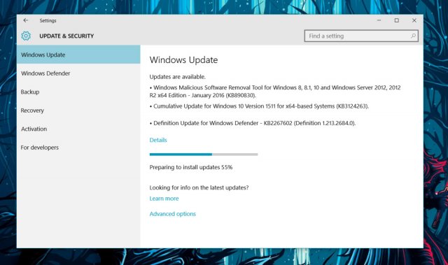 Для Windows 10 выпущено важное обновление KB3124263