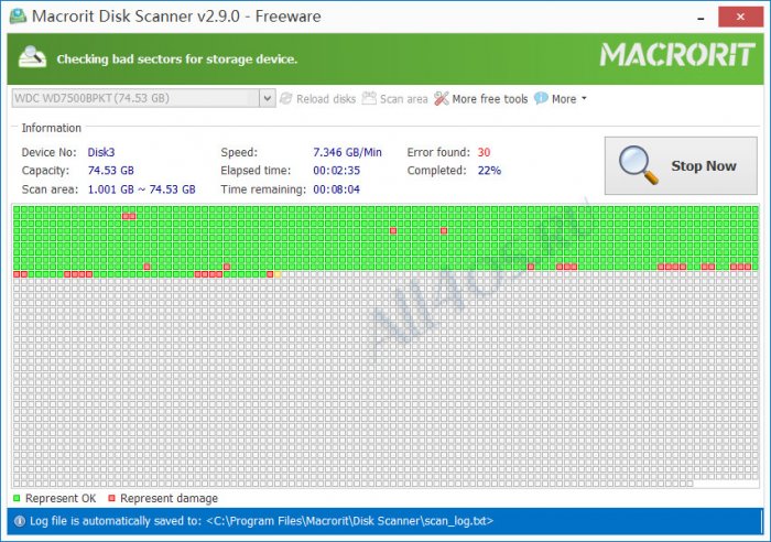 Macrorit Disk Scanner – программа для проверки жесткого диска на битые секторы