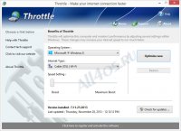 Throttle – программа для ускорения интернета на компьютере