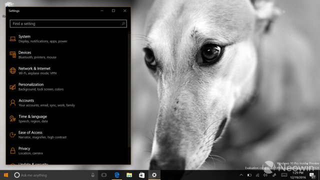 Первые темы для Windows 10 доступны в магазине Windows Store для инсайдеров