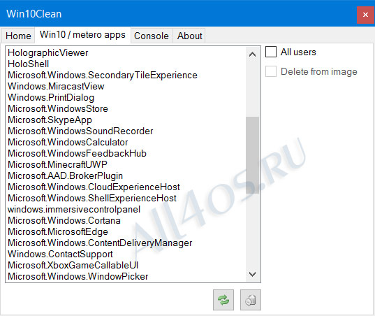 Win10Clean - бесплатный твикер для тонкой настройки Windows 10